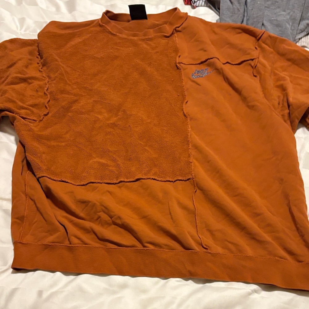 Nike Orange Long Sleeve Tee